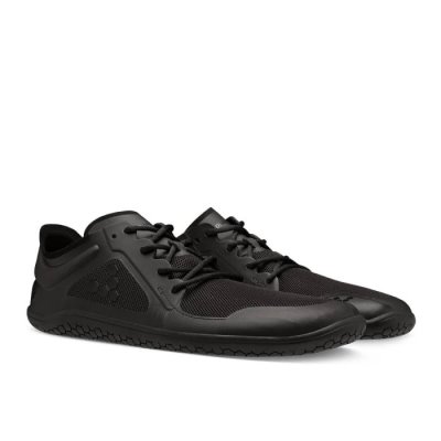 Vivobarefoot Primus Lite III - Miesten Juoksukengät Mustat - PQJ510649